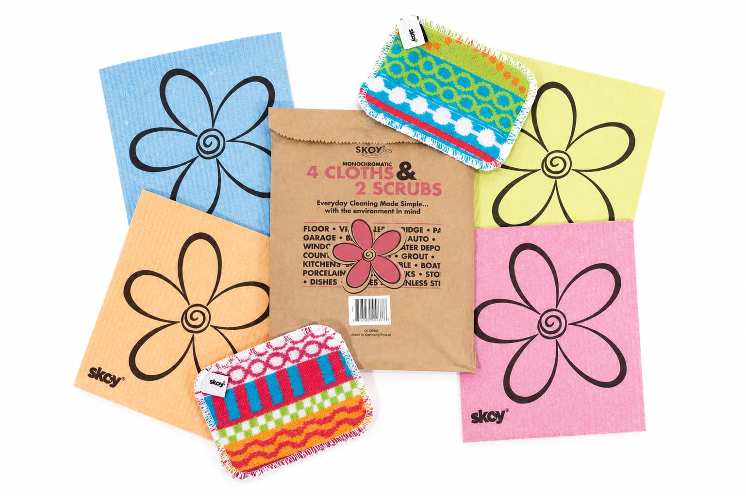 Reusable Non-Scratch Scrub Pad Collection