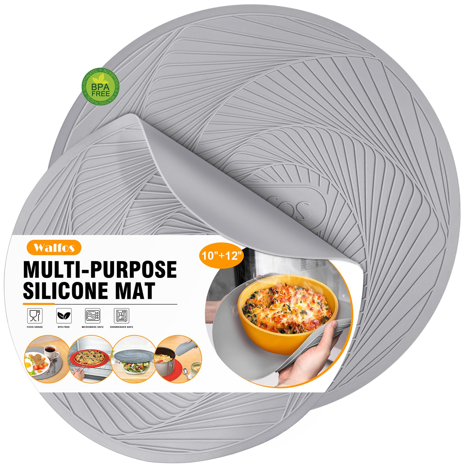 Heat-Resistant Silicone Trivet Collection