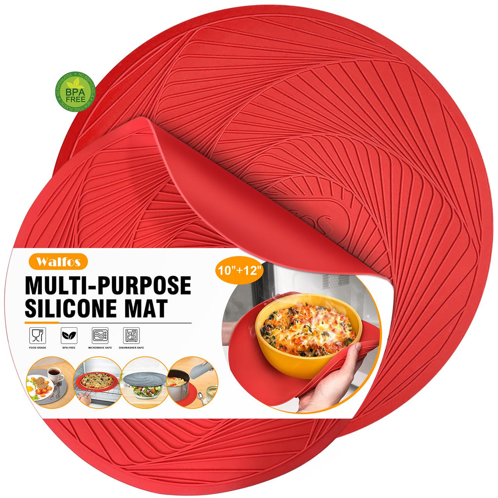 Heat-Resistant Silicone Trivet Collection