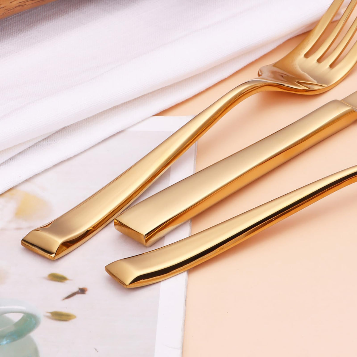 Stainless Steel Flatware Collection for 6 to 18