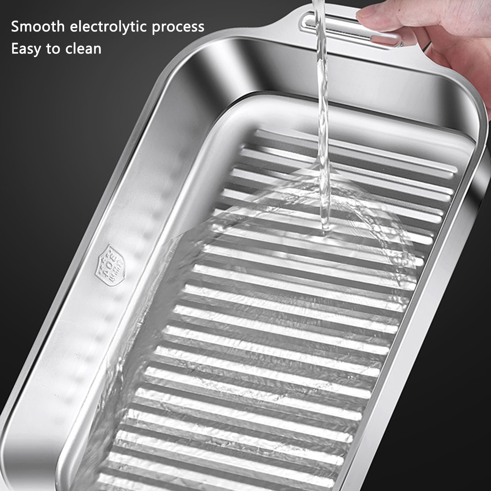 Rectangular Stainless Steel Roasting Pan
