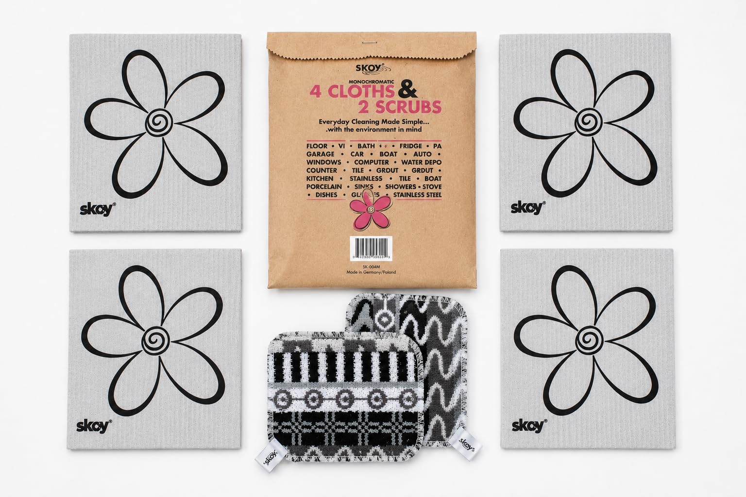 Reusable Non-Scratch Scrub Pad Collection