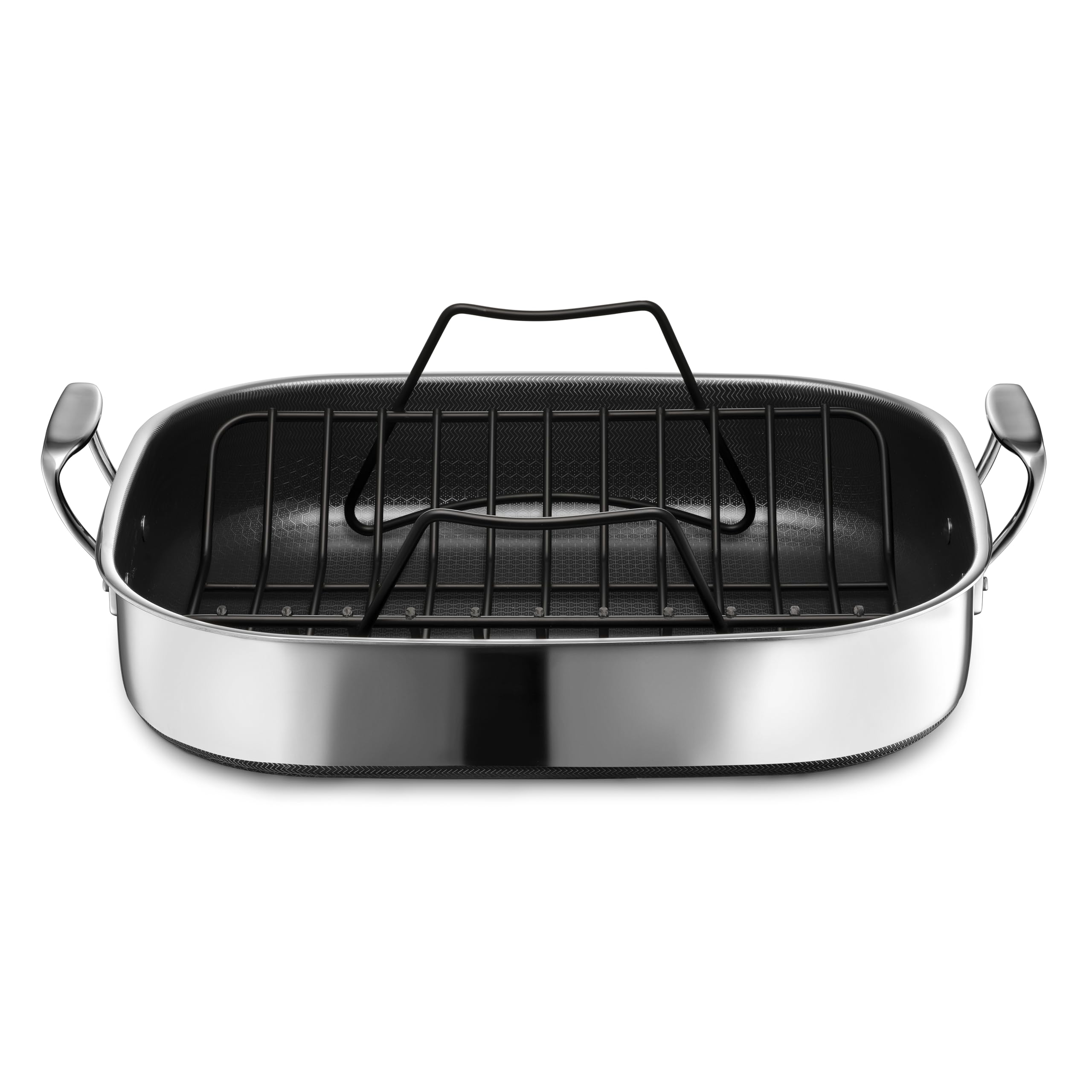 Hybrid Nonstick Roasting Pan with Rack