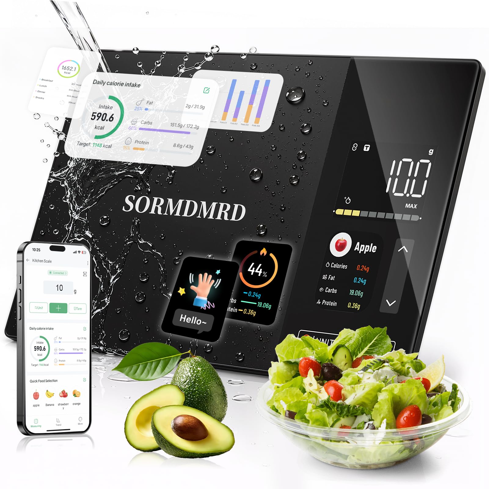 Smart Food Scale with Nutrition Calculator