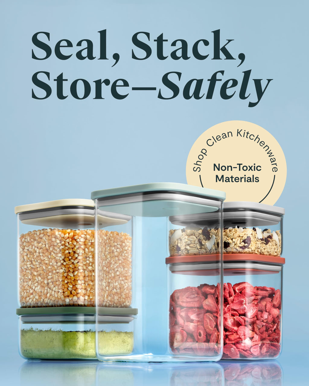 Airtight Glass Food Storage Container Collection