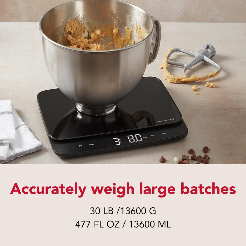 30lb Glass Digital Kitchen Scale
