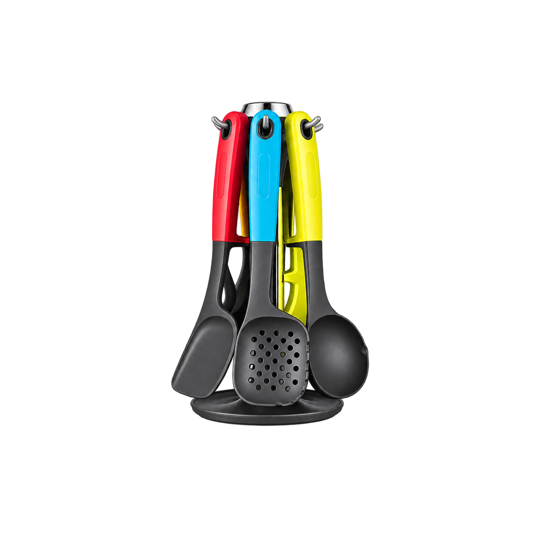 7-Piece Nylon and Silicone Cooking Utensil Set